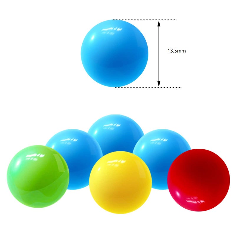 Hotusi 60Pcs Game Replacement Marbles Balls Compatible with Hungry Hungry Hippos - Image 2